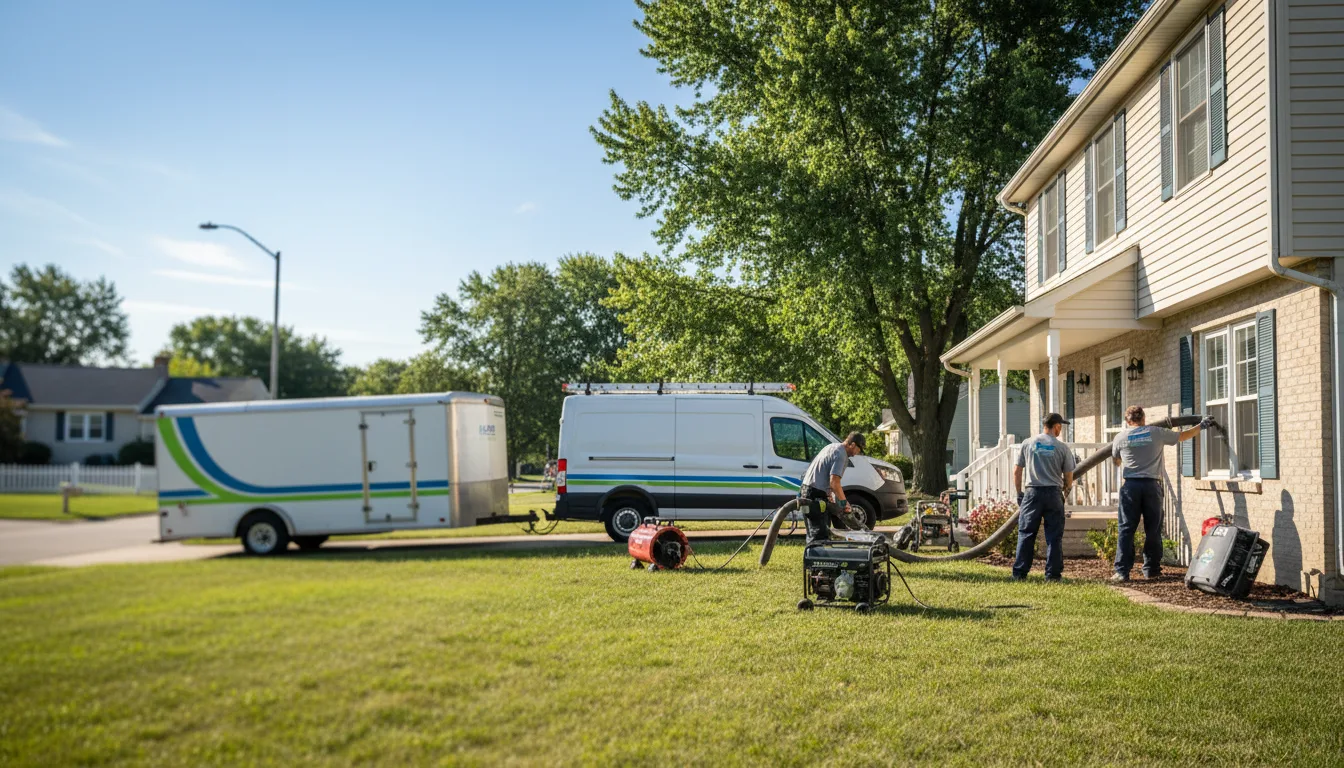 Flooded Basement Restoration And Cleanup With Repair in Richland, IN near me